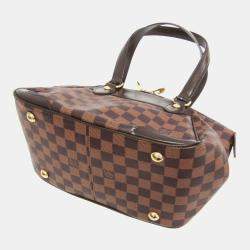 Pre Owned Louis Vuitton Damier Ebene Verona PM Shoulder Bag 