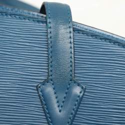 Pre Owned Louis Vuitton Blue Epi Leather Saint Jacques GM Bag