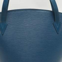 Pre Owned Louis Vuitton Blue Epi Leather Saint Jacques GM Bag