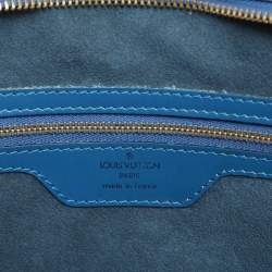 Pre Owned Louis Vuitton Blue Epi Leather Saint Jacques GM Bag