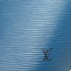 Pre Owned Louis Vuitton Blue Epi Leather Saint Jacques GM Bag