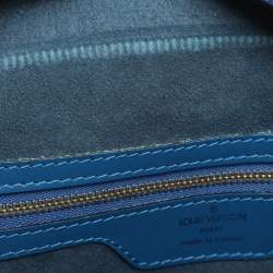 Pre Owned Louis Vuitton Blue Epi Leather Saint Jacques GM Bag