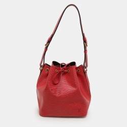 Louis Vuitton Red Epi Leather Petit Noe Bag