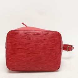 Louis Vuitton Red Epi Leather Petit Noe Bag