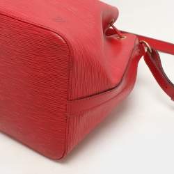 Louis Vuitton Red Epi Leather Petit Noe Bag