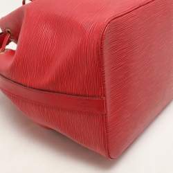 Louis Vuitton Red Epi Leather Petit Noe Bag