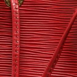 Louis Vuitton Red Epi Leather Petit Noe Bag