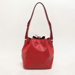 Louis Vuitton Red Epi Leather Petit Noe Bag