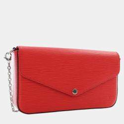 Louis Vuitton Red Epi Pochette Felicie