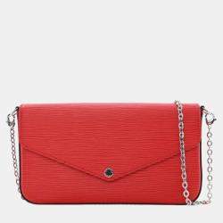 Louis Vuitton Red Epi Pochette Felicie