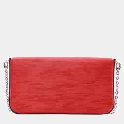 Louis Vuitton Red Epi Pochette Felicie