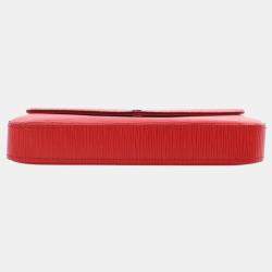 Louis Vuitton Red Epi Pochette Felicie