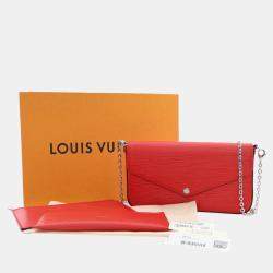Louis Vuitton Red Epi Pochette Felicie
