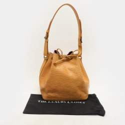 Pre Owned Louis Vuitton Tassil Yellow Epi Leather Petit Noe Bag