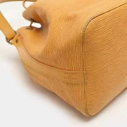Pre Owned Louis Vuitton Tassil Yellow Epi Leather Petit Noe Bag