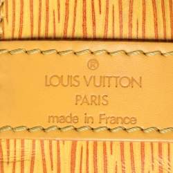 Pre Owned Louis Vuitton Tassil Yellow Epi Leather Petit Noe Bag