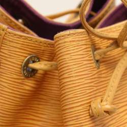 Pre Owned Louis Vuitton Tassil Yellow Epi Leather Petit Noe Bag