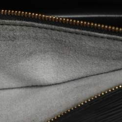 Louis Vuitton Black Epi Leather Sellier Dragonne Clutch