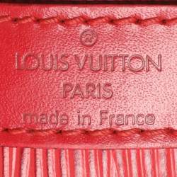 Louis Vuitton Red Epi Leather Petit Noe Bag