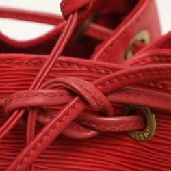 Louis Vuitton Red Epi Leather Petit Noe Bag
