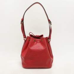 Louis Vuitton Red Epi Leather Petit Noe Bag