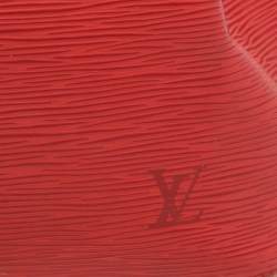 Louis Vuitton Red Epi Leather Petit Noe Bag