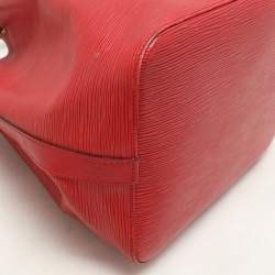 Louis Vuitton Red Epi Leather Petit Noe Bag