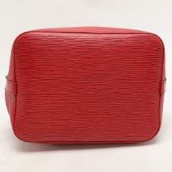 Louis Vuitton Red Epi Leather Petit Noe Bag