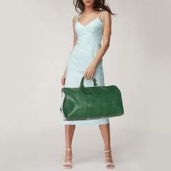 Louis Vuitton Green Epi Leather Keepall 50 Bag