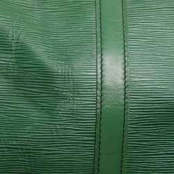 Louis Vuitton Green Epi Leather Keepall 50 Bag