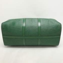 Louis Vuitton Green Epi Leather Keepall 50 Bag