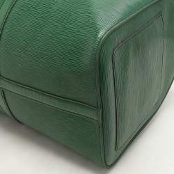 Louis Vuitton Green Epi Leather Keepall 50 Bag