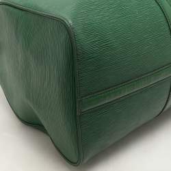 Louis Vuitton Green Epi Leather Keepall 50 Bag