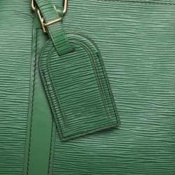 Louis Vuitton Green Epi Leather Keepall 50 Bag