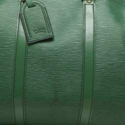 Louis Vuitton Green Epi Leather Keepall 50 Bag