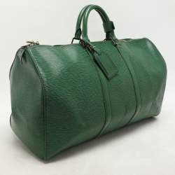 Louis Vuitton Green Epi Leather Keepall 50 Bag