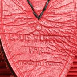 Louis Vuitton Red Epi Leather Keepall 50 Bag