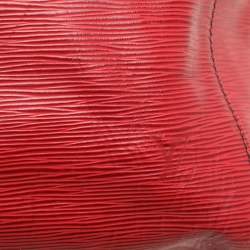 Louis Vuitton Red Epi Leather Keepall 50 Bag