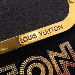 Louis Vuitton Black Suede and Goatskin Avant Garde Pochette