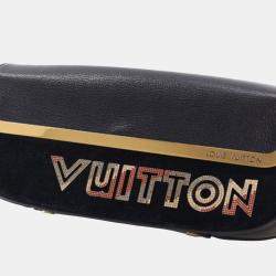 Louis Vuitton Black Suede and Goatskin Avant Garde Pochette