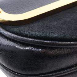 Louis Vuitton Black Suede and Goatskin Avant Garde Pochette