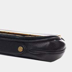 Louis Vuitton Black Suede and Goatskin Avant Garde Pochette