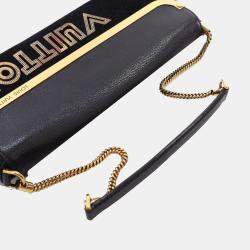 Louis Vuitton Black Suede and Goatskin Avant Garde Pochette