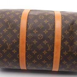 Louis Vuitton Brown Monogram Canvas Keepall 50 Shoulder Bag