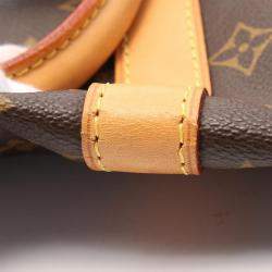 Pre Owned Louis Vuitton Keepall 45 Travel Hand Bag Monogram Leather Brown