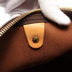 Pre Owned Louis Vuitton Keepall 45 Travel Hand Bag Monogram Leather Brown