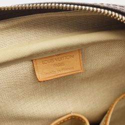 Pre Owned Louis Vuitton Brown Monogram Deauville Bowling Handbag 