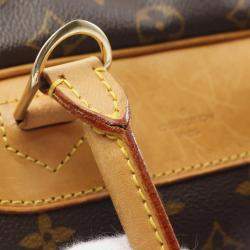 Pre Owned Louis Vuitton Brown Monogram Deauville Bowling Handbag 