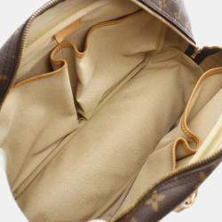 Pre Owned Louis Vuitton Brown Monogram Deauville Bowling Handbag 