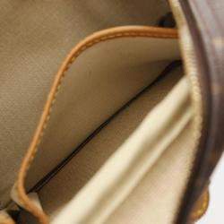 Pre Owned Louis Vuitton Brown Monogram Deauville Bowling Handbag 